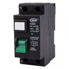 CIRCUIT BREAKER 63AMP E/LEAKAGE BLACK
